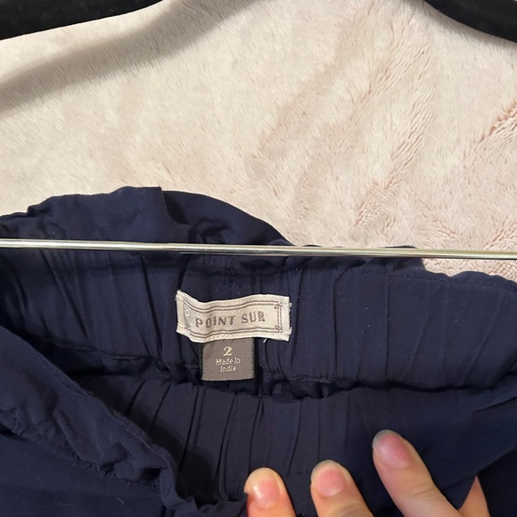 Point sur Viscose wide leg cropped pants - Picture 4 of 4